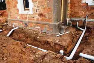outside drainage Molesey